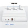 USAMS USB išplėtimo lizdas 65W Super Si Fast Charging baltas CC160TC01 (US-CC160)