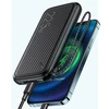 Powerbank 10000mAh PB56 22.5W 2xUSB QC3.0 + USB-C PD + Micro USB išorinė baterija Fast Charge Usams US-CD151 baltos spalvos