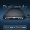 USAMS US-CD150 PB56 2X-USB 10000mAh Juodas