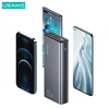 USAMS Powerbank PB59 30000mAh 65W2xQC3.0+PD Fast Charge juodos spalvos CMXLOGTC01 (US-CD165) + kabelis USB-C-USB-C