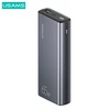 USAMS Powerbank PB59 30000mAh 65W2xQC3.0+PD Fast Charge juodos spalvos CMXLOGTC01 (US-CD165) + kabelis USB-C-USB-C