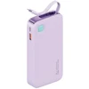 USAMS Powerbank su kabeliu Retractable Lightning 10000 mAh PD 20W Fast Charge XY Series violetinės spalvos 10KCD22503 (US-CD225)