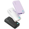 USAMS Powerbank su kabeliu USB-C Ištraukiamas 10000 mAh PD 20W greitas įkrovimas XY serija baltos spalvos 10KCD22402 (US-CD224)