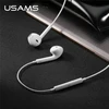 USAMS Stereo Ausinės EP-22 baltas |baltas HSEP2201 jack 3.5mm