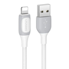 Usams US-SJ595 kabelis Apple Lightning 1 m baltas