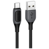 Usams US-SJ596 kabelis USB-C | 3A 1m juodas