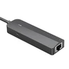 Vention USB 2.0 3 prievadų šakotuvas su eterneto adapteriu 100 m ventiliacija CHPBB 0.15 m, juodas