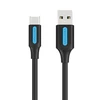 USB 2.0 A į USB-C 3A laidas 1.5 m Vention COKBG juodas