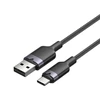 USB 2.0 A–USB-C 3A laidas Vention CTNBF 1 M (juodas)