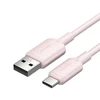 USB 2.0 A į USB-C 3A laidas Vention CTQPF 1M (rožinis)