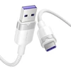 USB 2.0 A į USB-C 6A Vention CTOWF 1M kabelis (baltas)