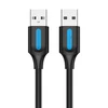 Vention USB 2.0 kabelis Ventiliacija COJBH 2m Juodas PVC