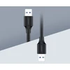 UGREEN USB 2.0 to USB 2.0 US102, M-M 0.5m (juodas