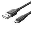 Vention USB 2.0 kištukas į mikro-B kištukas 2A 1.5 m ventiliacija CTIBG (juoda)