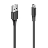Vention USB 2.0 kištukas į mikro-B kištukas 2A 1m ventiliacija CTIBF (juoda)