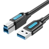 Vention USB 3.0 A–B laidas Ventiliacija COOBI 3m Juodas PVC
