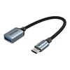 Vention USB 3.0 kištukinis USB lizdas OTG kabelis 0.15 m ventiliacija CCXHB (pilkas)