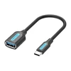 „Vention“ USB 3.1 (1 kartos) C tipo kištukas į A tipo kištuką OTG kabelis, 0,15 m, juodas, PVC tipo