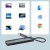 USB-C 6 in 1 Hub Wozinsky WHBC10Y4S Multifunctional, Aluminum, with 25 cm Cable – Gray