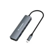 USB-C 6 in 1 Hub Wozinsky WHBC10Y4S Multifunctional, Aluminum, with 25 cm Cable – Gray