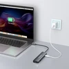 USB-C 6 in 1 Hub Wozinsky WHBC10Y4S Multifunctional, Aluminum, with 25 cm Cable – Gray