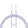 USB-C laidas, skirtas Lightning Baseus Dynamic 2 Series, 20W, 1m (violetinė)