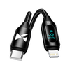 Wozinsky WUCLC1 Lightning – USB-C kabelis 36W 480Mb/s 1m – juodos spalvos