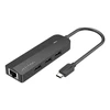 USB-C iki 3x USB 2.0, RJ45, Micro-B Hub Vention TGOBB 0.15m, juodas