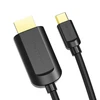 Vention USB-C prie HDMI, ventiliacija CGUBG, 1.5 m (juoda)