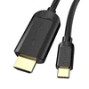 Vention USB-C prie HDMI, ventiliacija CGUBG, 1.5 m (juoda)