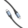 Vention USB-C į USB-C 240 W ventiliacija TAVHF USB 4.0 5A 1m 40Gbps kabelis (pilkas)
