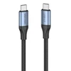Vention USB-C į USB-C 240 W ventiliacija TAVHF USB 4.0 5A 1m 40Gbps kabelis (pilkas)