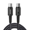 USB-C į USB-C 100 W Essager kabelis 1 m (juodas)