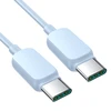Kabelis S-CC100A14 100 W USB C į USB C Joyroom / 100 W / 1.2 m (mėlynas)