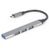 Įvesties/išvesties šakotuvas USB-C 4 prievadų GEMBIRD