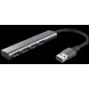 Trust Halyx USB 3.2 Gen 1 (3.1 Gen 1) Type-A 5 Mbit/s Juodas, Pilkas