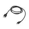 Oem USB - mini USB kabelis Juodas