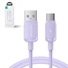 Joyroom Kabelis S-AC027A14 USB į USB C / 3A/ 1.2 m (violetinė)