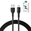 Joyroom Premium Series A13 USB-A / Lightning 2.4A kabelis 2m – juodos spalvos