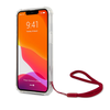 USHCP13MKSTTR U.S. Polo PC|TPU vertikalių dryžių dėklas iPhone 13 permatomas