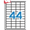 Lipnios etiketės Apli, A4, 48.5×25.4mm, 44 etiketės lape, 100 lapų