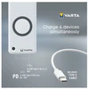 VARTA nešiojamas belaidis Powerbank 20000mAh sidabrinės spalvos