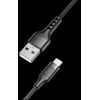 USB A tipo į USB C tipo laidas VEGER PD 5A 100W AC03 1,2 m juodas