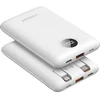 Nešiojamoji baterija Veger C11 (W1170) PD QC3.0 2A 22,5W 10000 mAh su integruotu USB C laidu / Lightning jungtimi