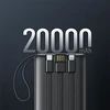 Veger „Weger C20“ (W2047 / W2059) 20000 mAh talpos nešiojamoji baterija su integruotu „Micro-USB“ laidu / C tipo / „Lightning“ juodas