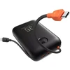 Powerbank Veger K3 (W3018) PD QC3.0 35W 30000 mAh with built-in Type C cables / Lightning juodas