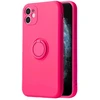 Dėklas Vennus silikoninis Ring skirtas Apple iPhone 14 Pro Max rožinės spalvos