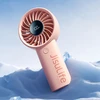 „Jisulife“ nešiojamasis ventiliatorius „Life4“, 3600 mAh, nešiojamas USB ventiliatorius – rožinis