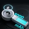 Rankinis ventiliatorius JisuLife Handheld Fan Life7, 5000 mAh, pilkas