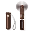 Jisulife rankinis ventiliatorius Life8 nešiojamas USB ventiliatorius su Power Bank and Flashlight – rudos spalvos